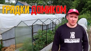 Необычные грядки ДОМИКОМ из профильной трубы – просто и красиво! ЖКВ Саморучка