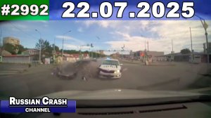 ДТП. Подборка на видеорегистратор за 22.07.2025 Июль 2025