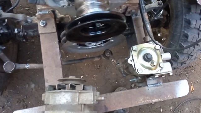 Самодельный минитрактор классика 4×4. Установка генератора с правильным передаточным соотношением. смотреть онлайн