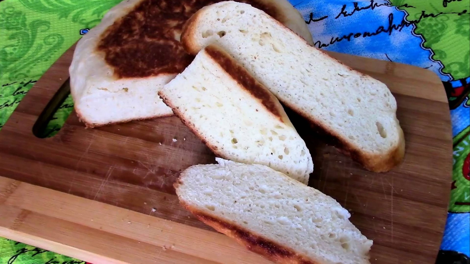 Хлеб без нудного замеса теста. смотреть онлайн