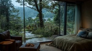 Лёгкий Дождь в Утреннем Саду | Комната Спокойствия и Звуки Природы