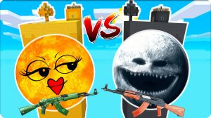 🌒 ЧАНКИ ЛУНА ПРОСНУЛАСЬ vs ЧАНК СОЛНЦЕ ПРОСНУЛОСЬ в МАЙНКРАФТ!