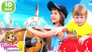 Весёлые приключения Бьянки: автобус, лодка и творожное печенье!