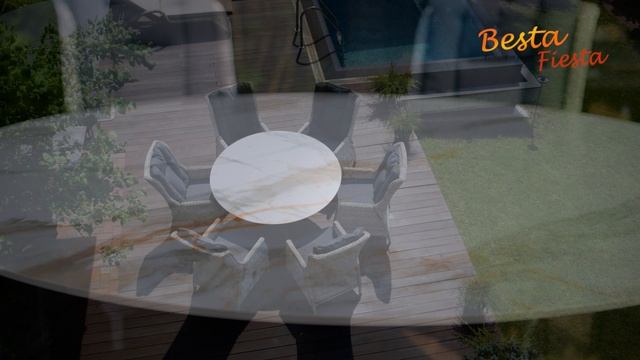 Стол из спеченного камня