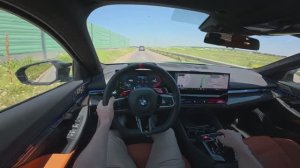Новая BMW M5 2025 г.в. [4.4 л., 727 л.с.] POV TEST DRIVE