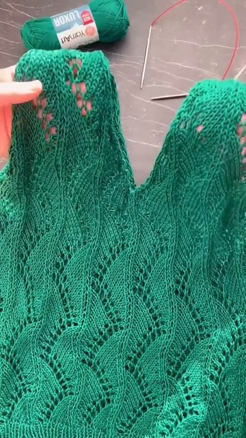 Летний топ спицами//майка, описание в первом комментарии #nataliverezhu #knitting смотреть онлайн