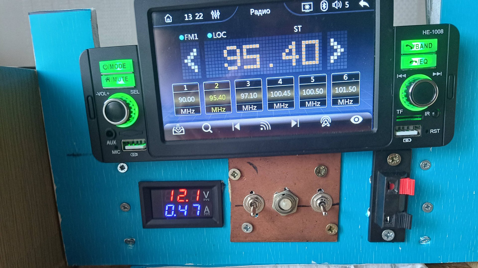 Стенд для проверки автомагнитолы. Хроники Баюныча.