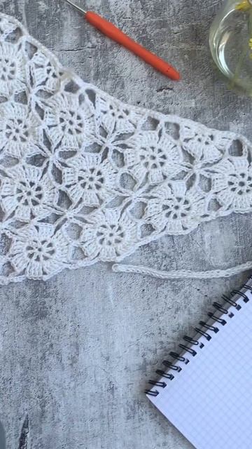 ажурная косынка в технике безотрывного вязания вот что готовлю для вас #30косынок смотреть онлайн