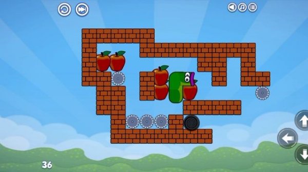 прохождение игры apple worm #5