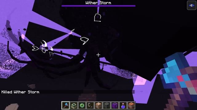 Майнкрафт Эндер Дракон против Шторма.