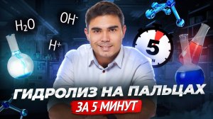 ГИДРОЛИЗ за 5 МИНУТ | Химия ЕГЭ | Умскул