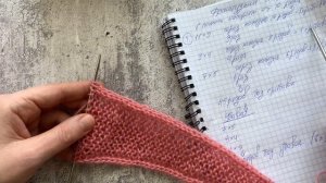 Французский шарфик✨узкий шарфик #nataliverezhu #французкийшарфик #круассанчик #вязание