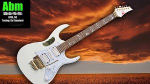 Melancholic Rock Backing Track in Abm