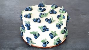 Летний ТОРТ ☀️ Голубика-Лимон