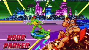 TMNT- Turtles in Time - Raphael  1991 4K ретро аркада