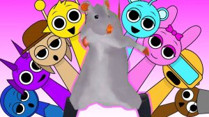 МЕГА КОМПИЛЯЦИЯ СПРАНКОВ (ПОЛНЫЙ СБОРНИК) | Incredibox Sprunki Compilation Rat Dance Song (Cover)