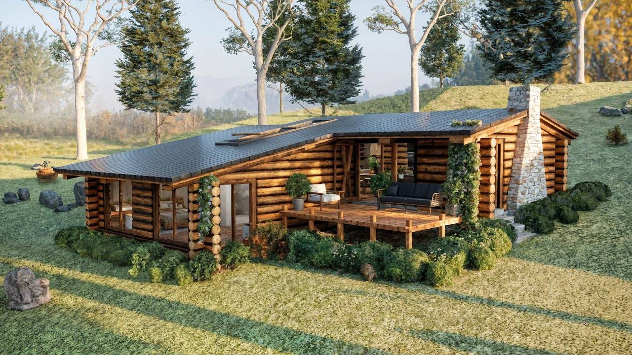 ❤️ Этот Дом из бревна Просто Идеален смотреть онлайн