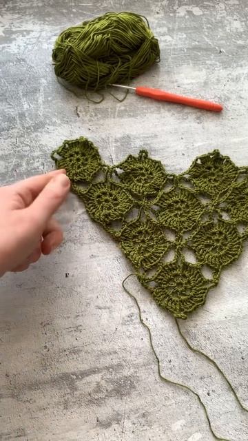 Летняя косынка #nataliverezhu #crochet #30косынок смотреть онлайн