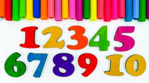 Цифры От 1 до 10 ✏️ Раскрашиваем и Считаем Вслух