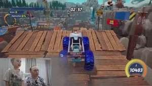 монстер траки хотвилсы  Hot Wheels Monster Trucks Stunt Mayhem трюки
