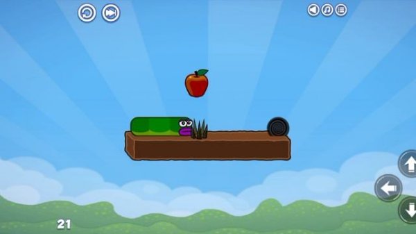 прохождение игры apple worm #9