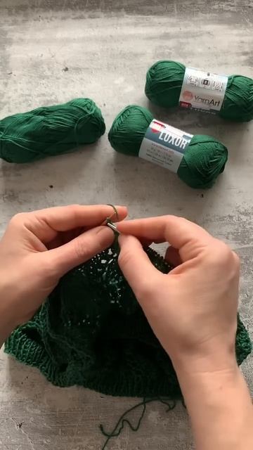 Ажурная Майка #nataliverezhu #knitting смотреть онлайн