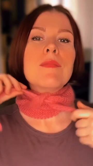 Вяжем французский шарфик смотреть онлайн