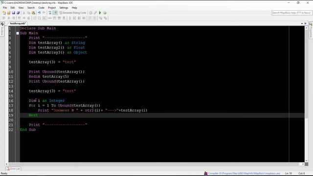 MapBasic in MapInfo. Урок 1. Основы языка смотреть онлайн
