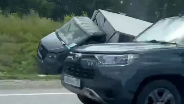 Авария на трассе Бийск-Барнаул смотреть онлайн