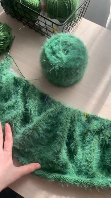 Вяжу джемпер из ЭКОнорки #nataliverezhu #crochet смотреть онлайн