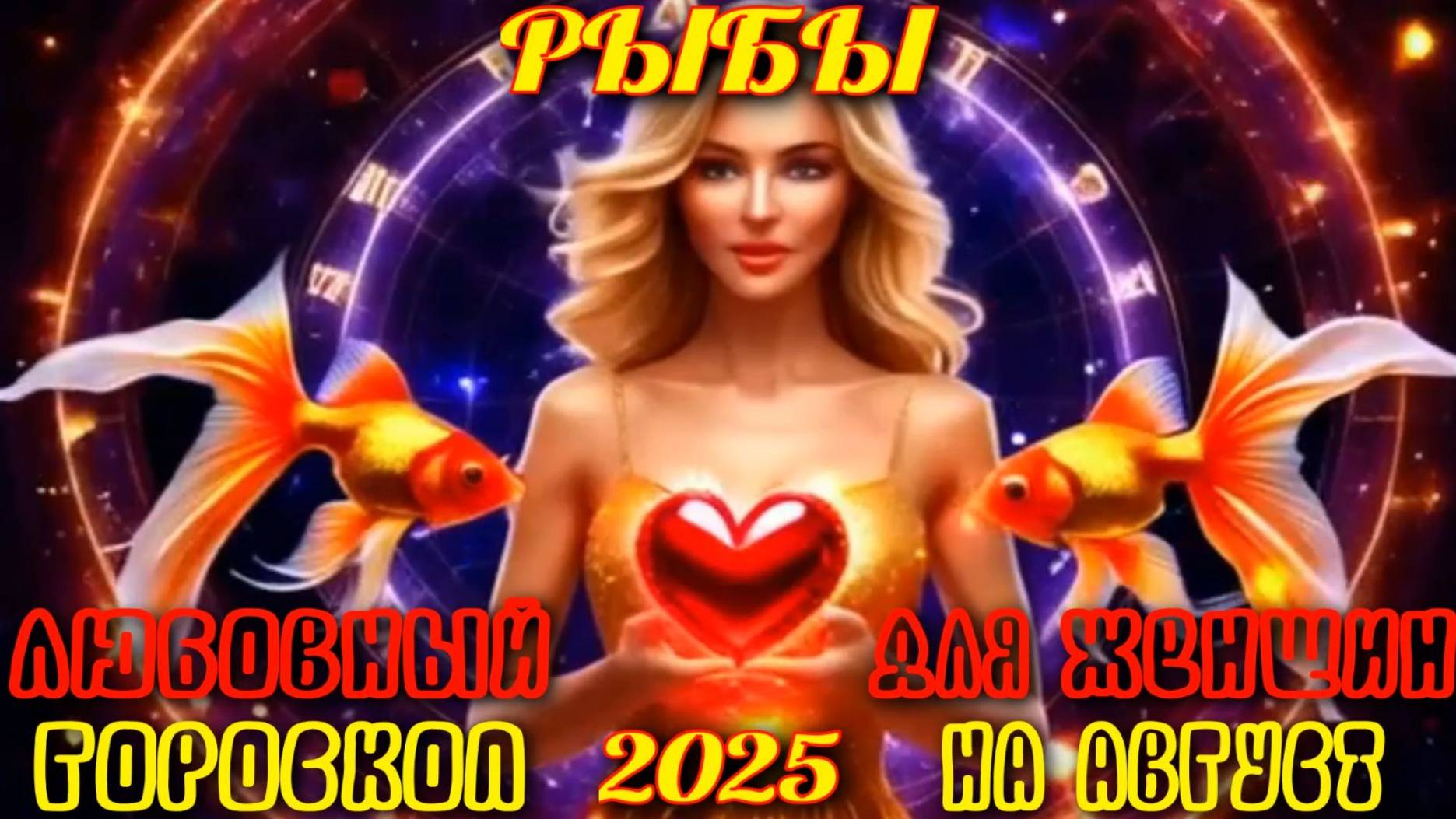 Рыбы. Любовный гороскоп для женщин на август 2025 года. смотреть онлайн