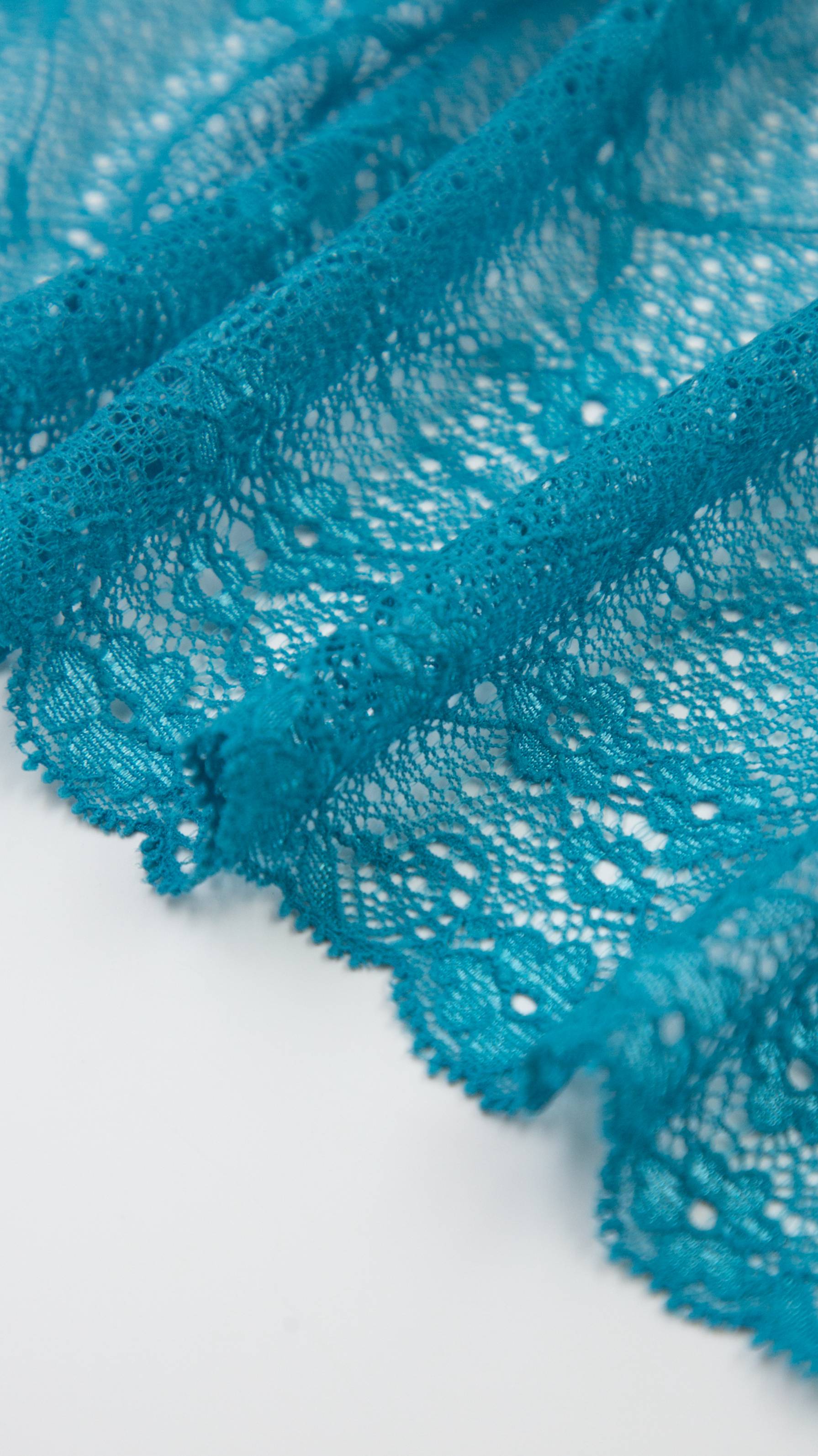 50169 Кружево эластичное Бирюзовое, 16,0 см смотреть онлайн