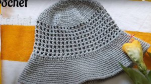 Панама крючком. Вяжется за день.