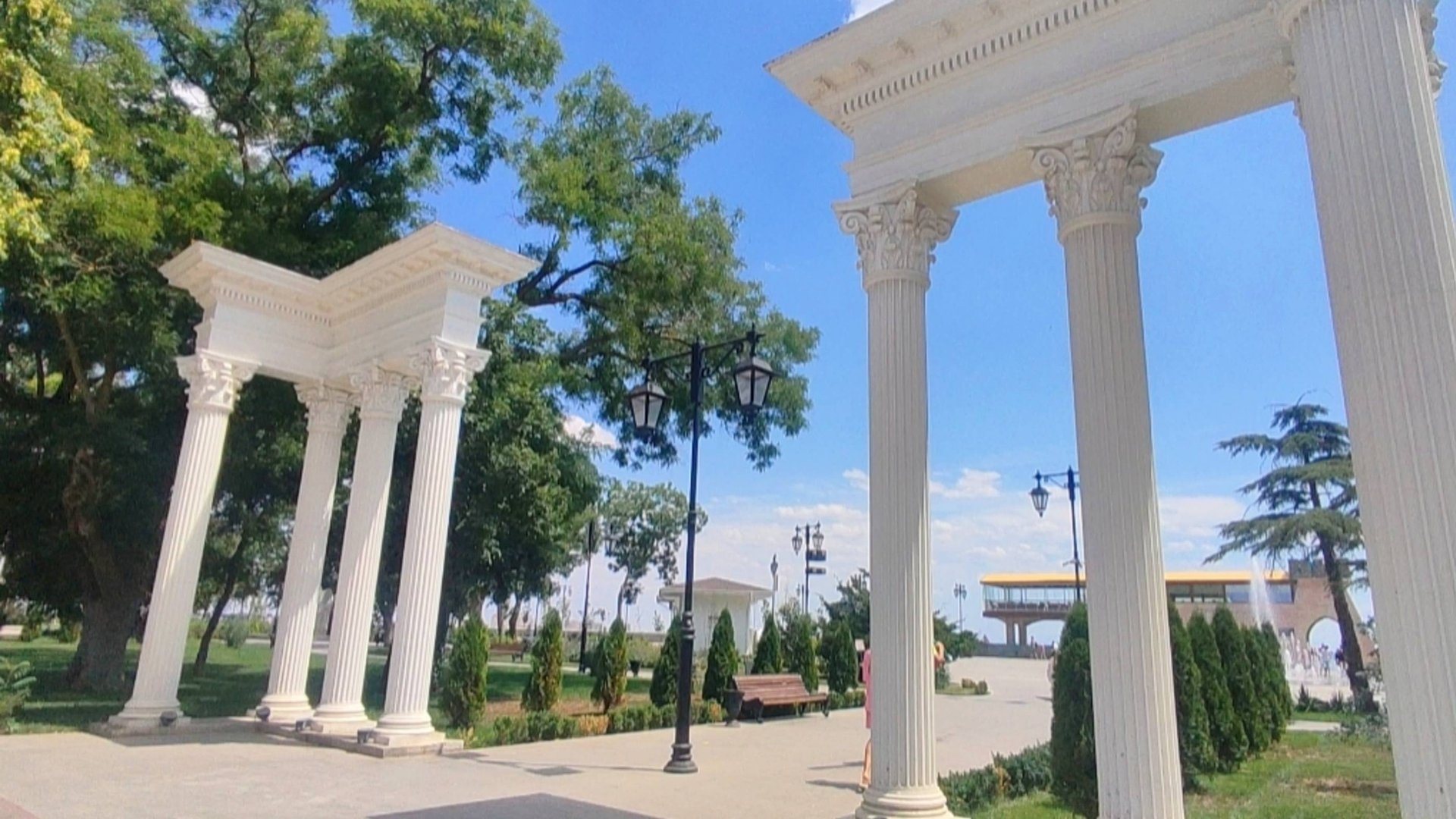 Набережная Терешковой в Евпатории Крым 2025 смотреть онлайн