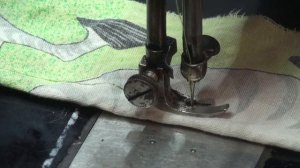 ПФАФФ-31. ЧАСТЬ №2. ТЕСТ. КОЖА 5ММ Х_Б  ТОНКИЙ стрейч трикотаж.