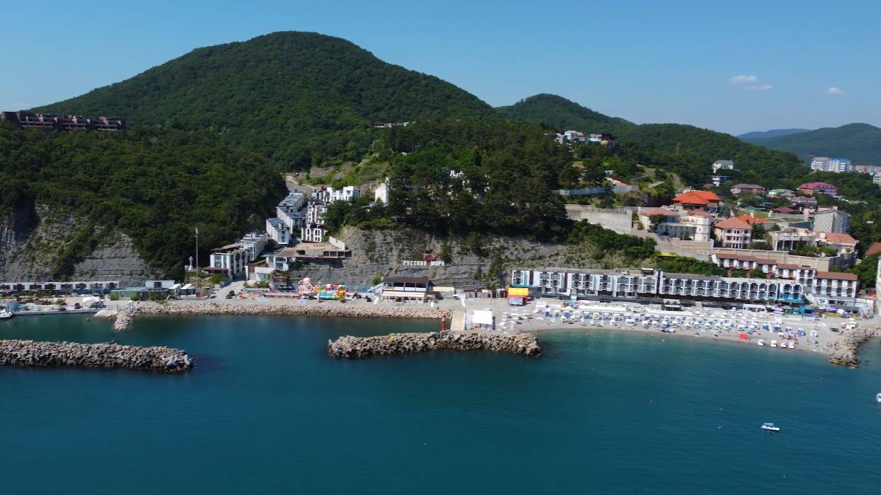 Пляж Русское Море в с. Ольгинка