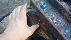 Узел качания на передний мост УАЗ.