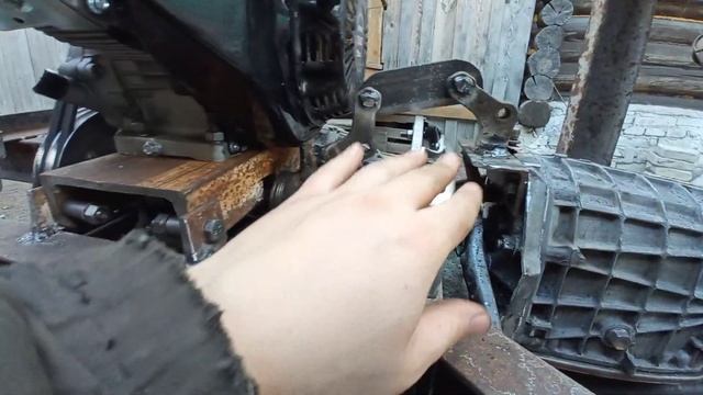 Самодельный минитрактор классика. Сидение, рулевая. смотреть онлайн