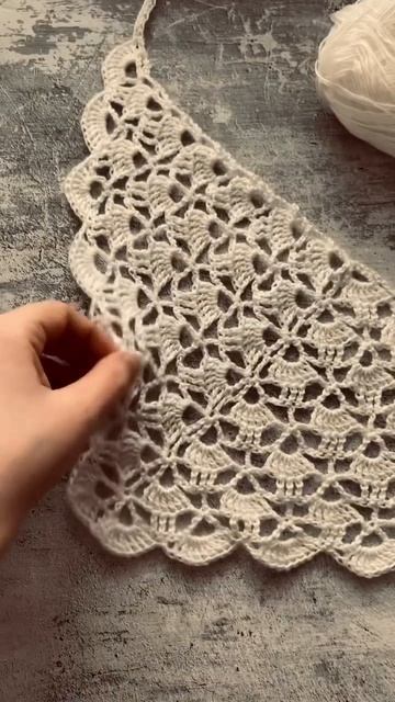 Ажурная косынка #nataliverezhu #knitting #30косынок смотреть онлайн