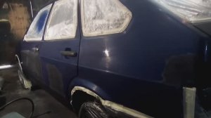 Как покрасить ВАЗ-2109 в гараже своими руками. Бюджетный способ.