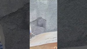 Строительство, разгрузка баржи, гравий, пгс