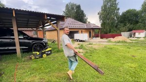 Усиливаем стены в новом доме. Наводим порядок на террасе. Стройка продолжается. Жизнь в деревне.