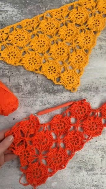 Ажурная косынка #nataliverezhu #crochet #30косынок смотреть онлайн