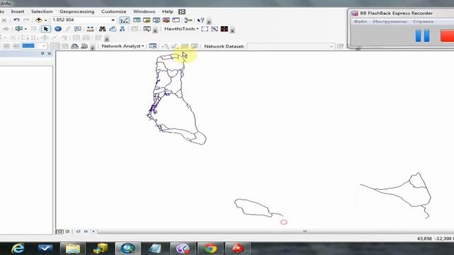 Пример анимации роста сети дорог в ArcGIS смотреть онлайн