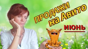 Продажи на Авито. Июнь 2025г