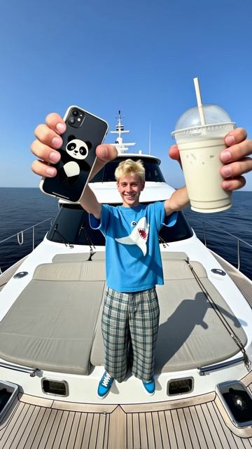 «🎭 УДИВИТЕЛЬНАЯ ИГРА С МАСШТАБАМИ НА ЯХТЕ! 🍹 Парень с огромными руками смотреть онлайн