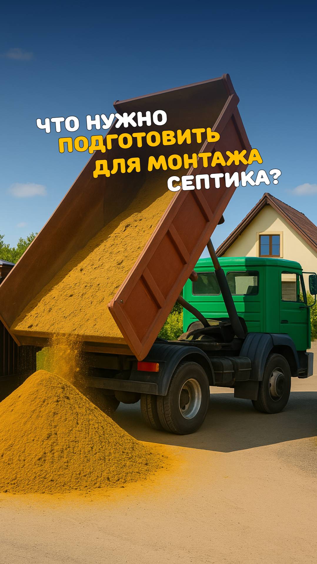 Что покупает заказчик для монтажа септика? А что приносит бригада? #септик #канализация смотреть онлайн
