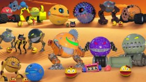 Эпическая битва PACMAN против РОБОТОВ / Приключения PACMAN