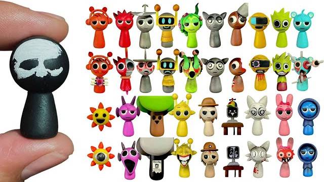 ВАУ! СПРУНКИ ИЗ ПЛАСТИЛИНА! ДЕЛАЕМ СВОИМИ РУКАМИ ВСЕХ ПЕРСОНАЖЕЙ ИЗ ИГРЫ SPRUNKI! ПОДБОРКА DIY смотреть онлайн