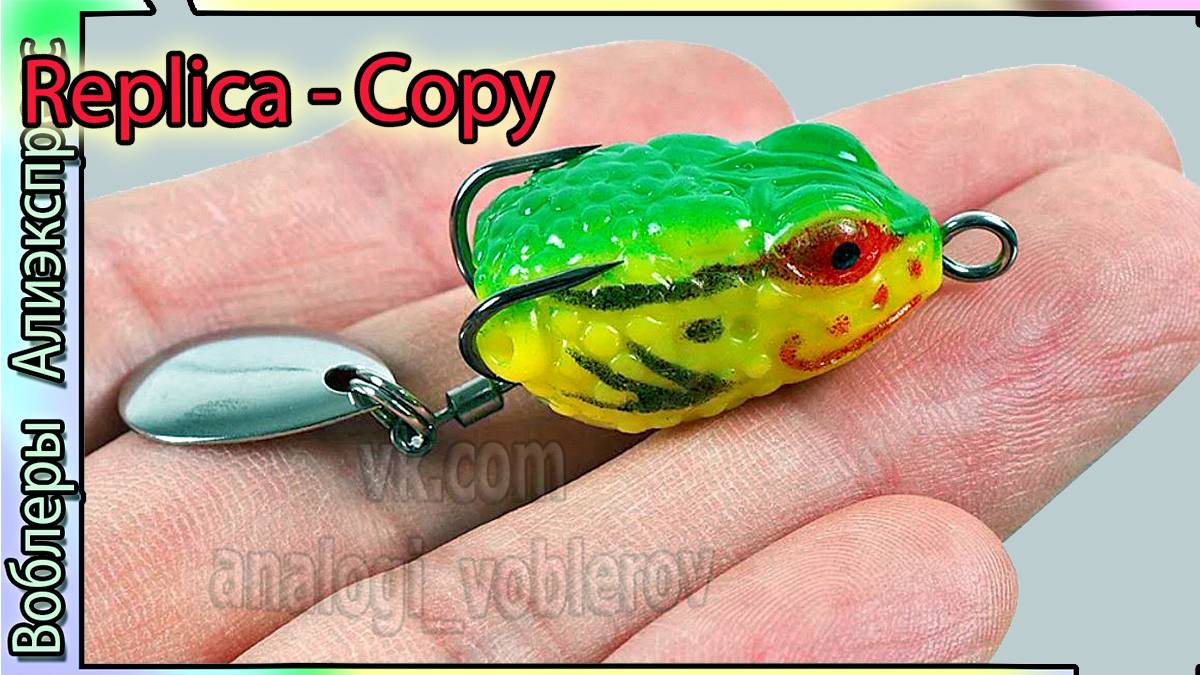 Копия - Mimix Painted Frox 35 (Др.цвета) УльтраЛайт лягушка незацепляйка с лепестком - на Щуку/Окуня смотреть онлайн